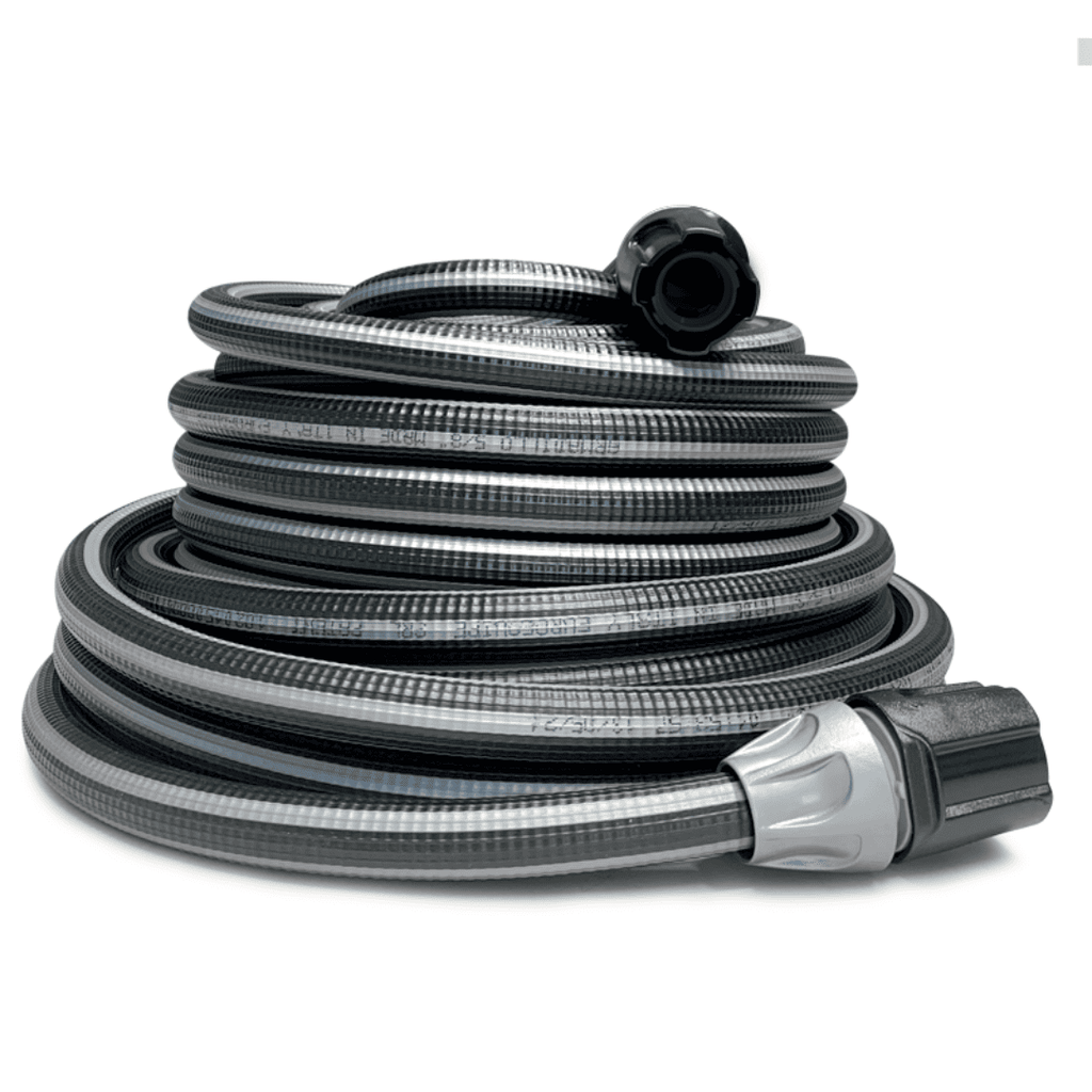 Lightweight Garden Hose (15 / 25 m)  - 5/8'' + Nuzzle + Quick Connectors (It's Light Stile Italiano)