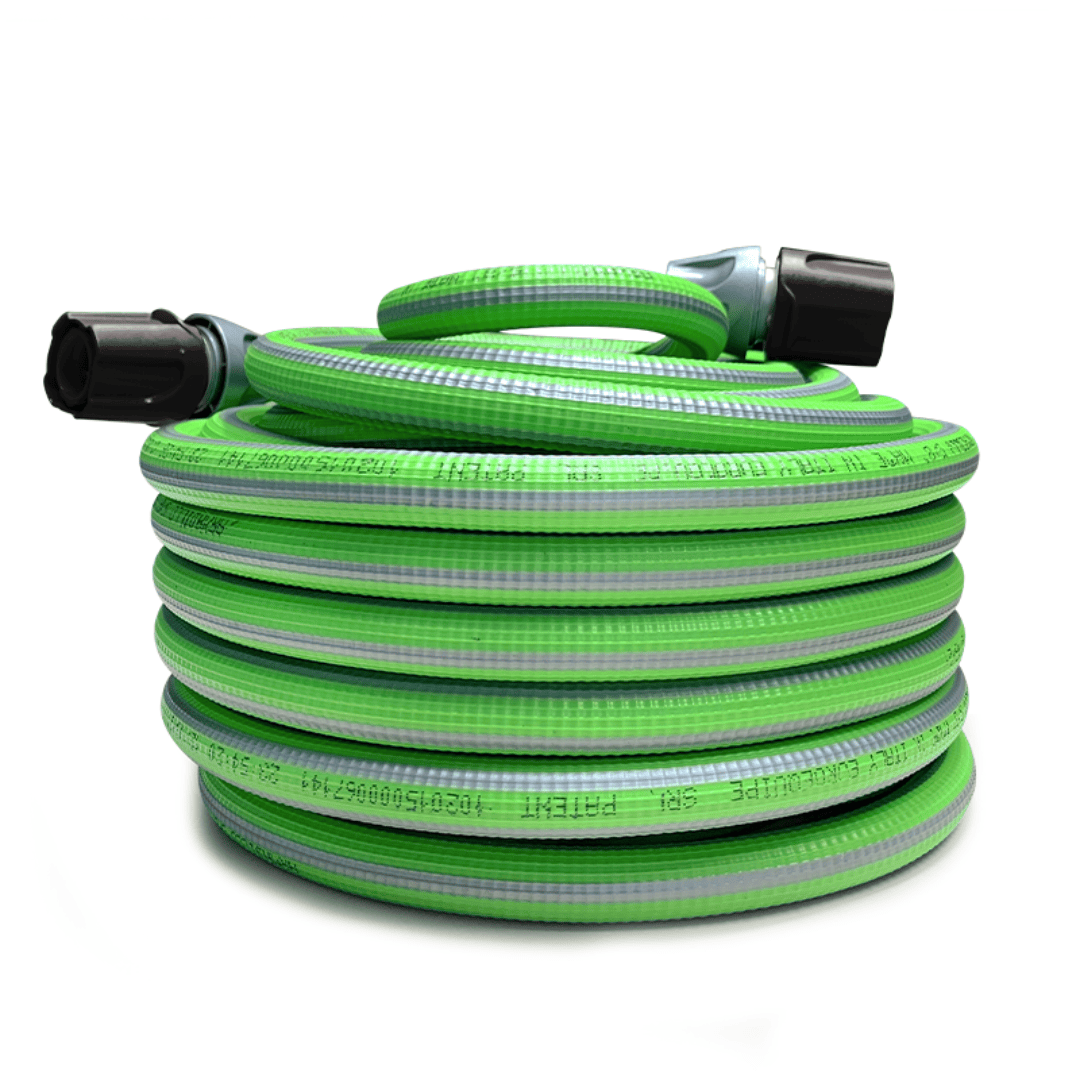 Lightweight Garden Hose 20m - 5/8'' + Quick Connectors (It's Light Armadillo Colors)
