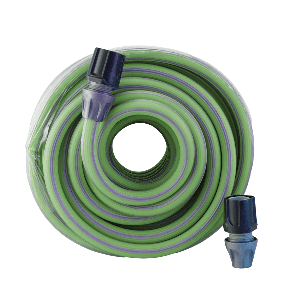 Lightweight Garden Hose 20m - 5/8'' + Quick Connectors (It's Light Armadillo Colors)